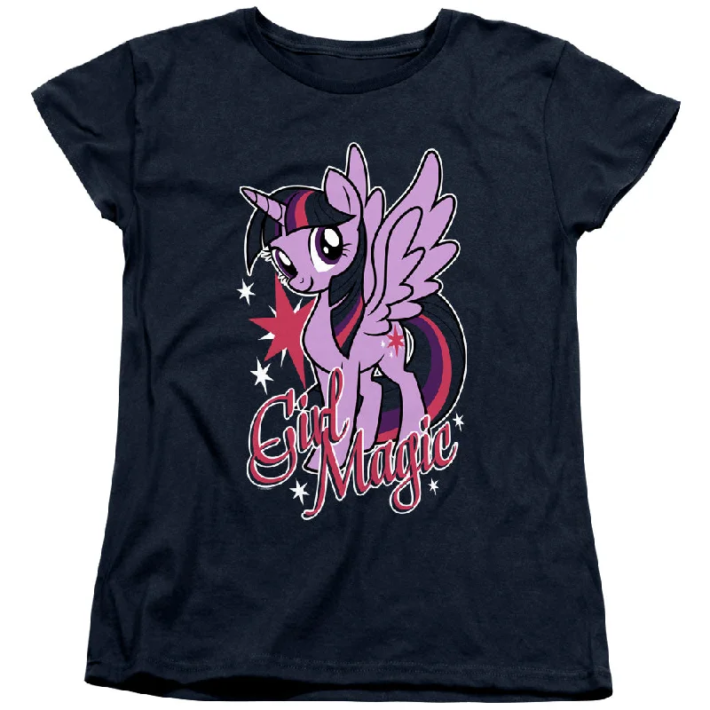 My Little Pony Womens T-Shirt Girl Magic Navy Tee