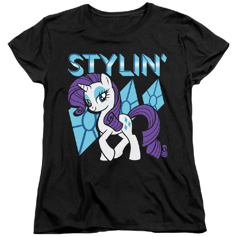 My Little Pony Womens T-Shirt Stylin Black Tee