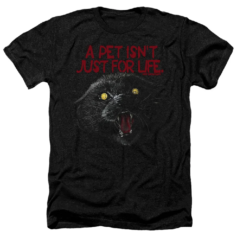 Pet Sematary Heather T-Shirt Pet Isn't For Life Black Tee