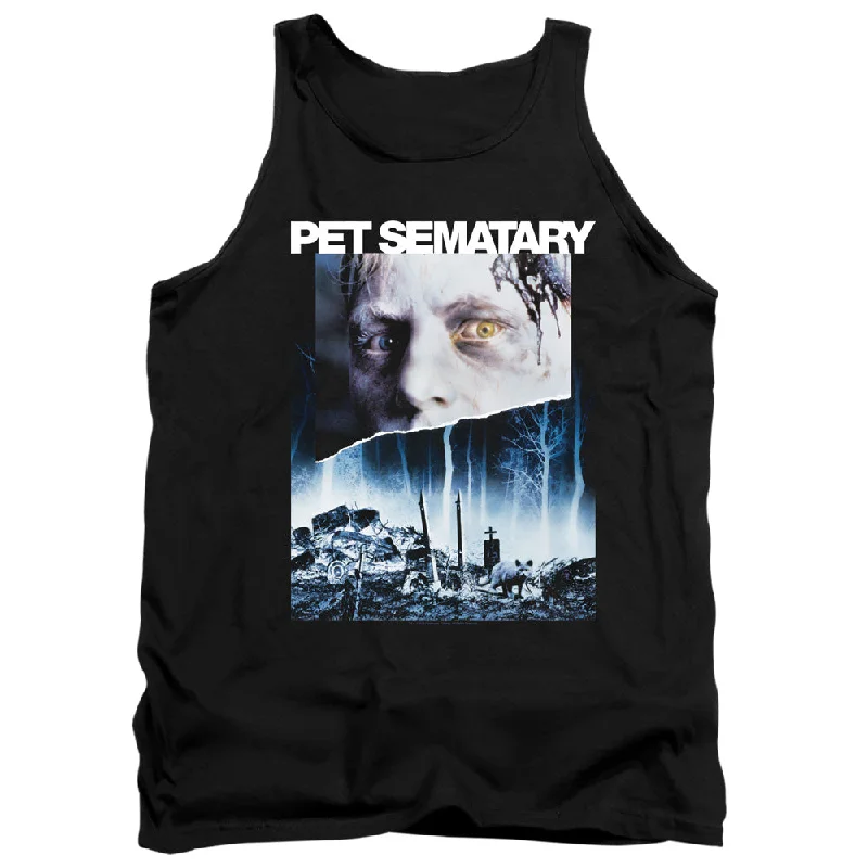 Pet Sematary Tanktop Movie Poster Black Tank