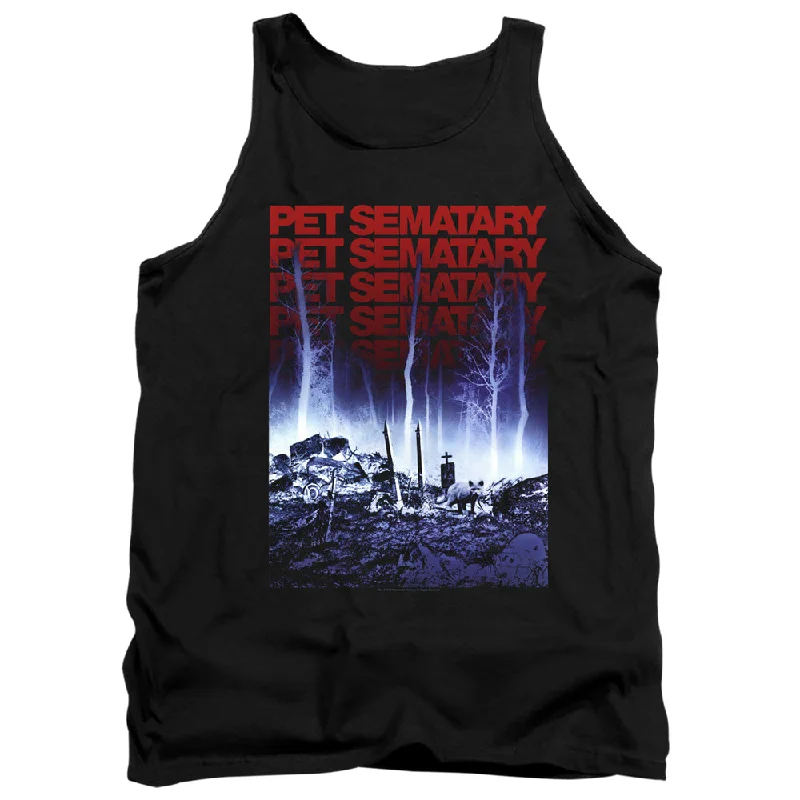 Pet Sematary Tanktop Repeat Black Tank