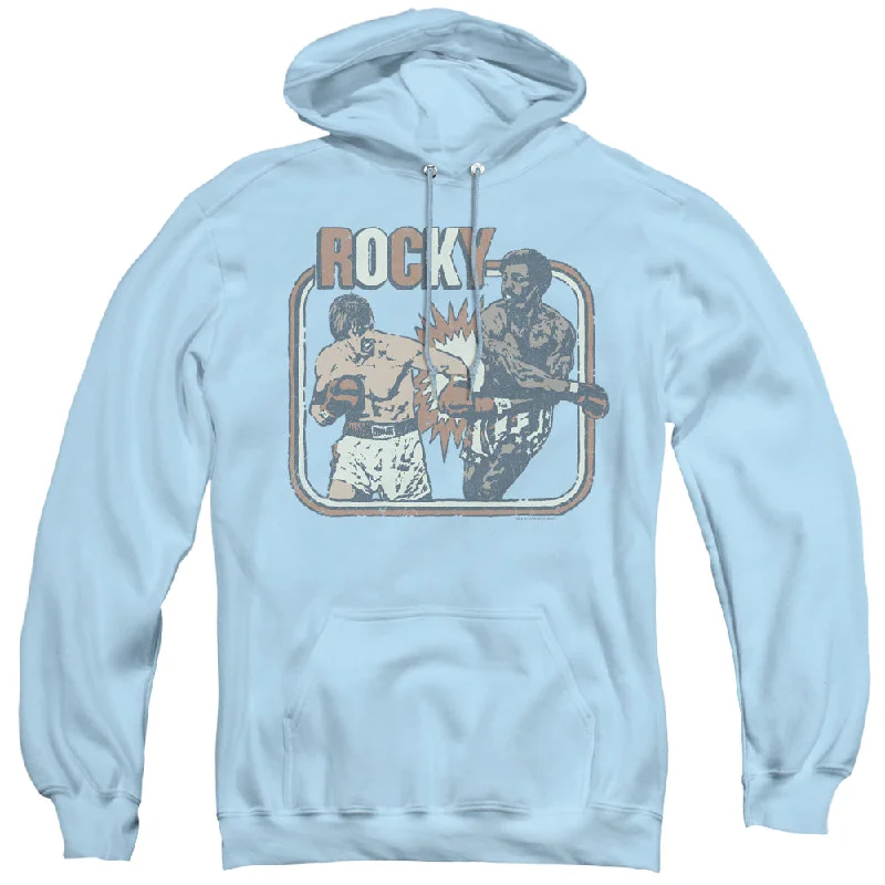 Rocky Hoodie Balboa and Creed Fight Light Blue Hoody