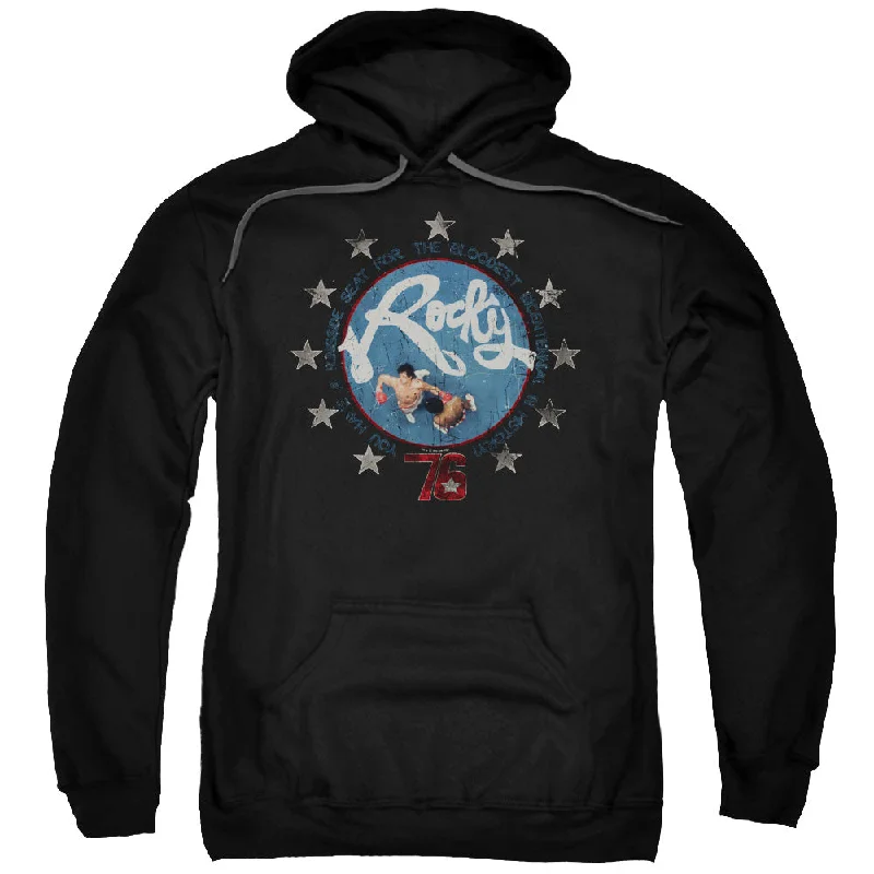 Rocky Hoodie Balboa and Creed in the Ring Black Hoody