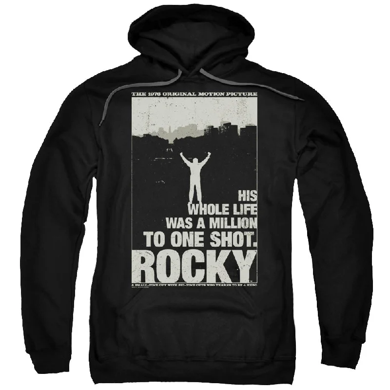 Rocky Hoodie Million to One Shot Black Hoody