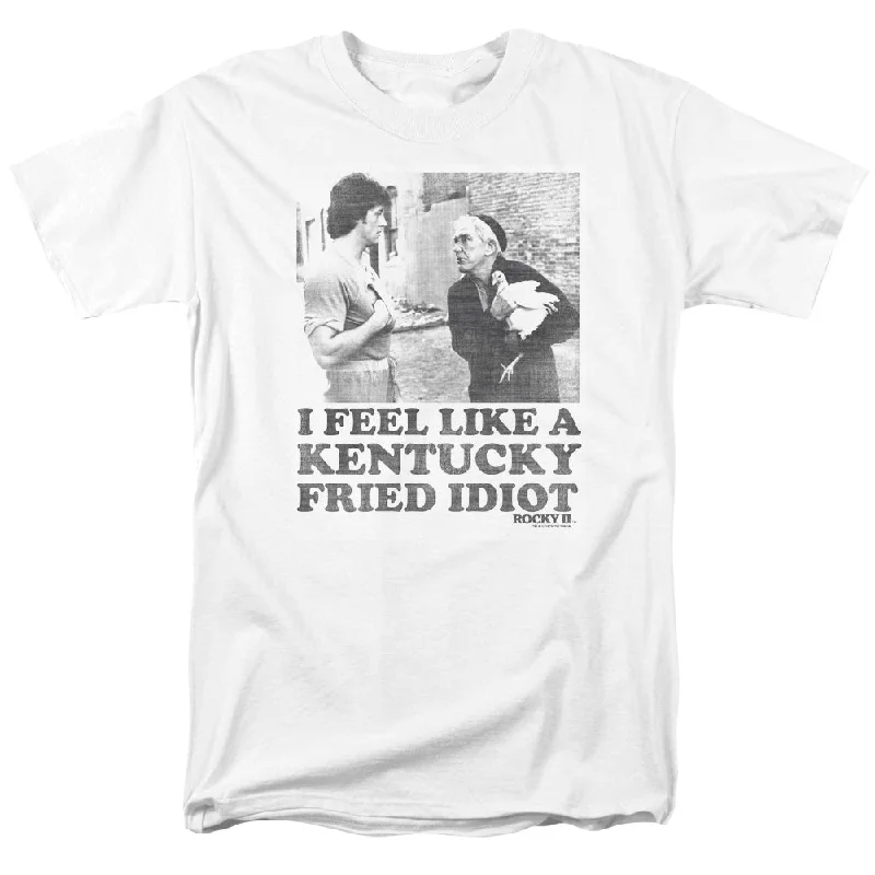 Rocky II T-Shirt Kentucky Fried Idiot White Tee