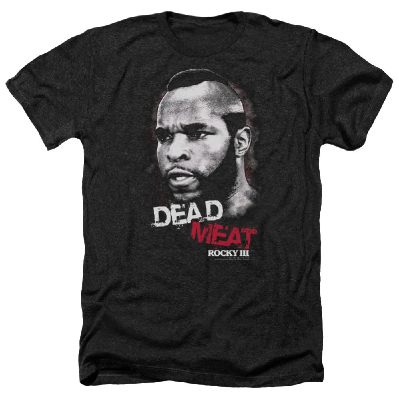 Rocky III Heather T-Shirt Dead Meat Black Tee