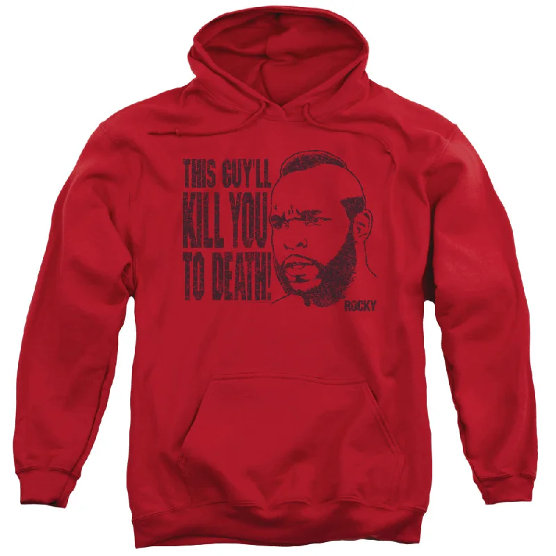 Rocky III Hoodie Kill You To Death Red Hoody