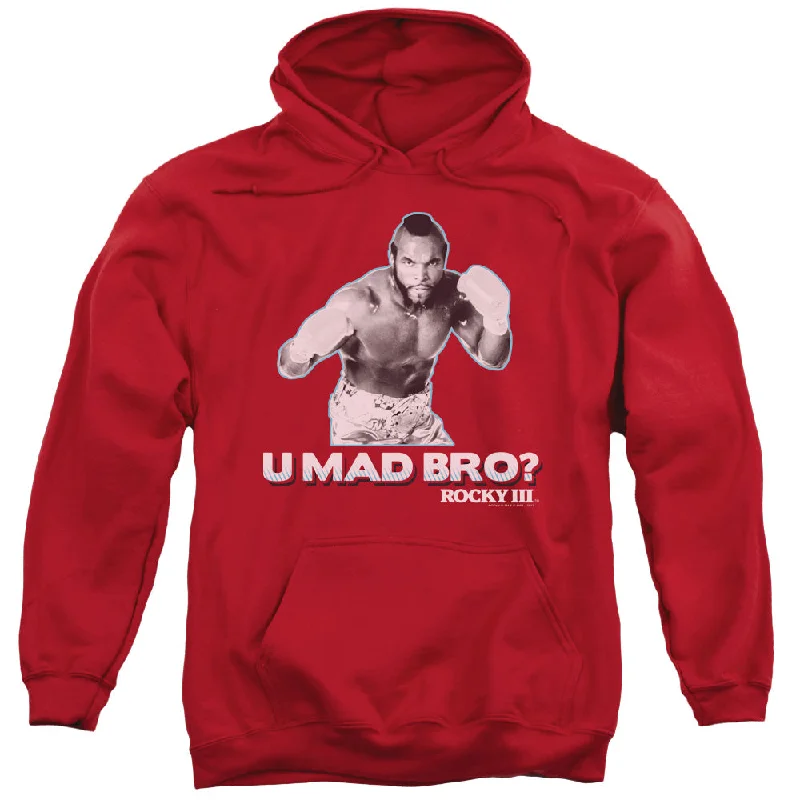 Rocky III Hoodie U Mad Bro Red Hoody