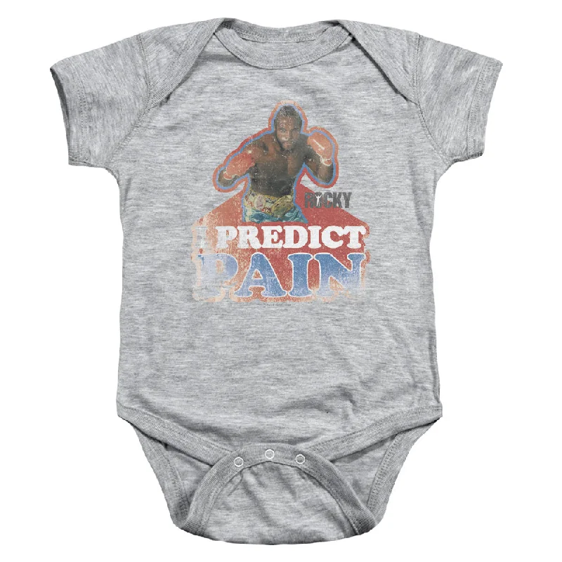 Rocky III Infant Bodysuit I Predict Pain Sand Romper