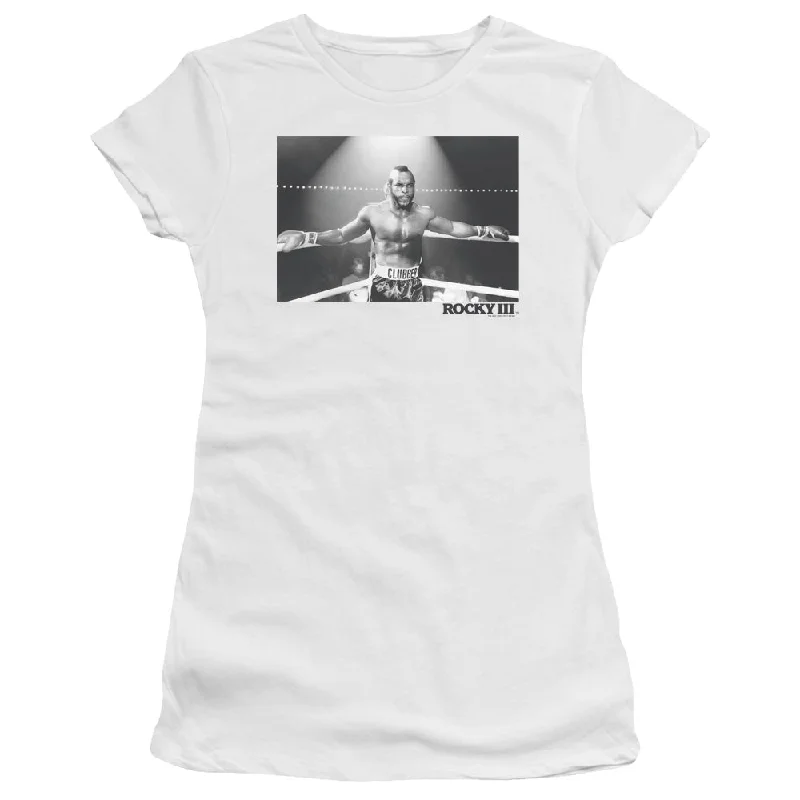 Rocky III Juniors T-Shirt Clubber In The Ring White Tee