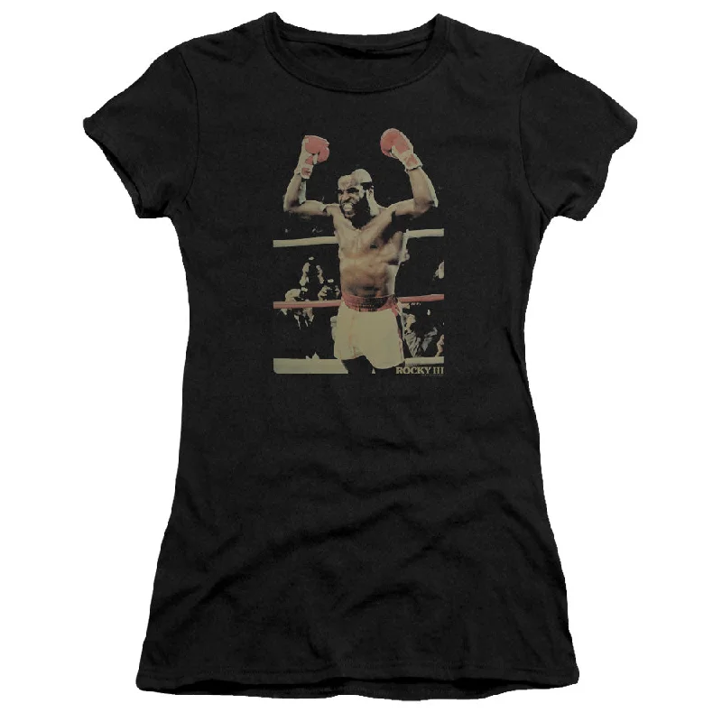 Rocky III Juniors T-Shirt Clubber Lang Win Pose Black Premium Tee