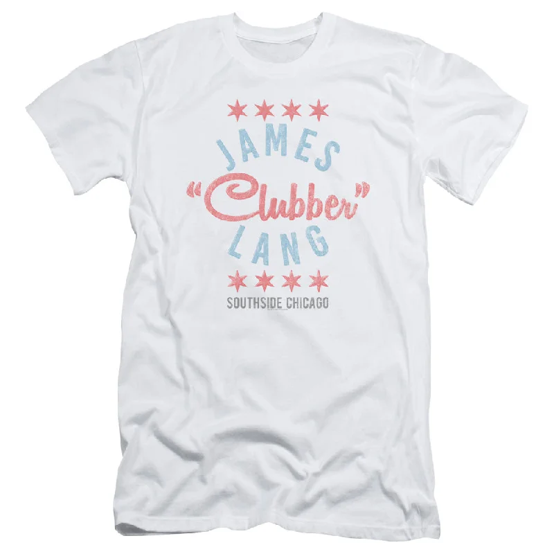 Rocky III Slim Fit T-Shirt James Clubber Lang White Tee