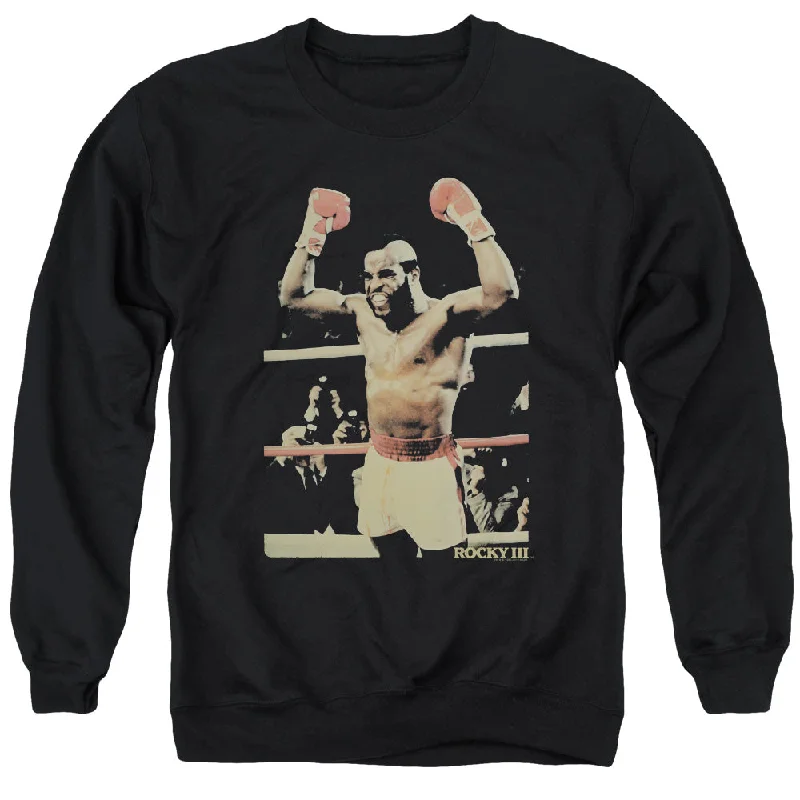 Rocky III Sweatshirt Clubber Lang Win Pose Black Pullover