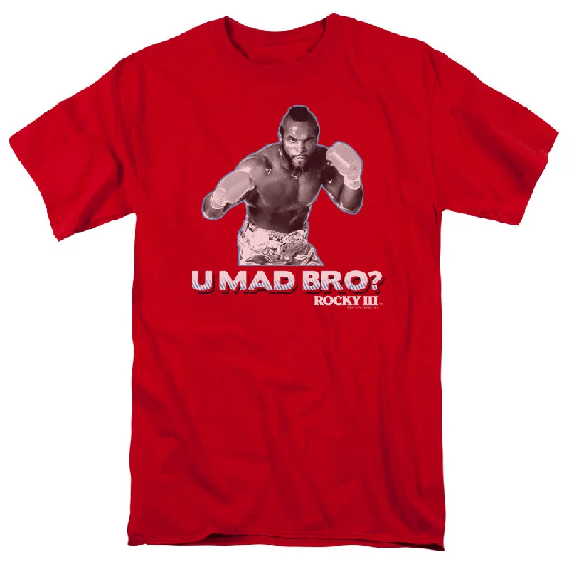 Rocky III T-Shirt U Mad Bro Red Tee