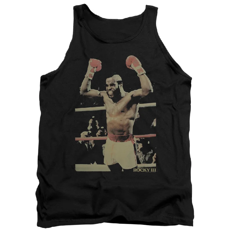 Rocky III Tanktop Clubber Lang Win Pose Black Tank