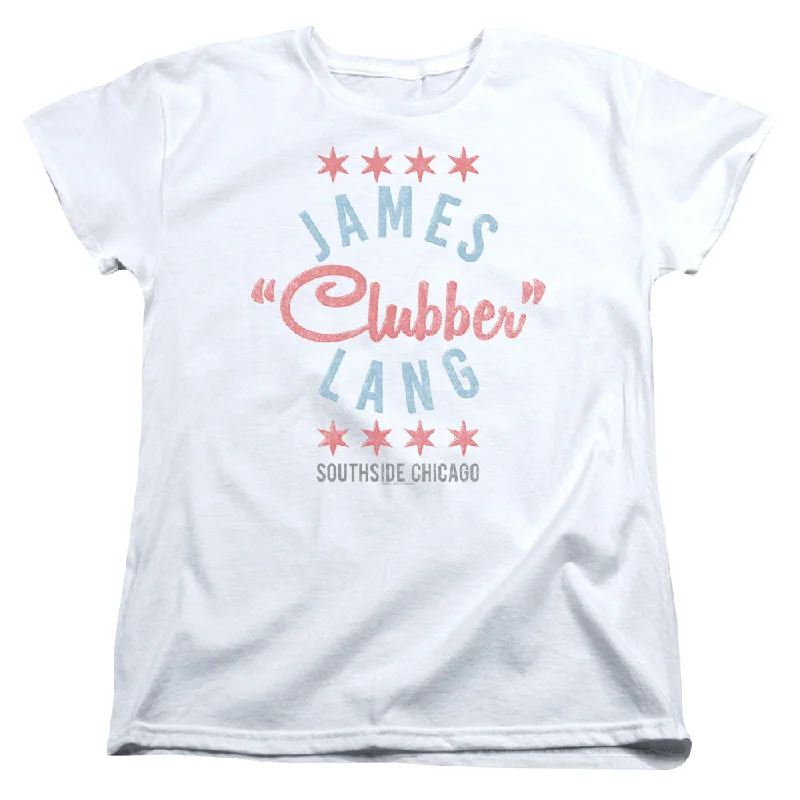 Rocky III Womens T-Shirt James Clubber Lang White Tee