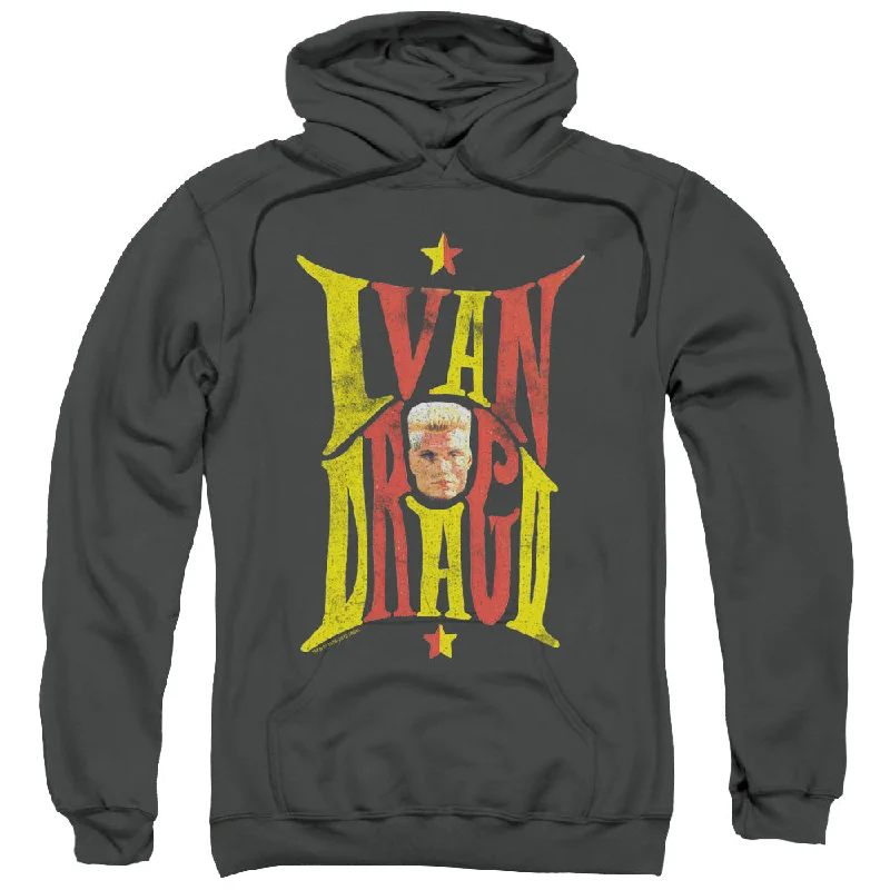 Rocky IV Hoodie Ivan Drago Colored Name Charcoal Hoody