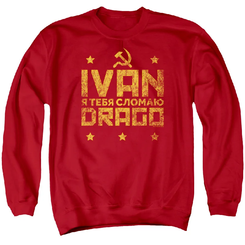 Rocky IV Sweatshirt Ivan Drago Hammer and Sickle Red Pullover