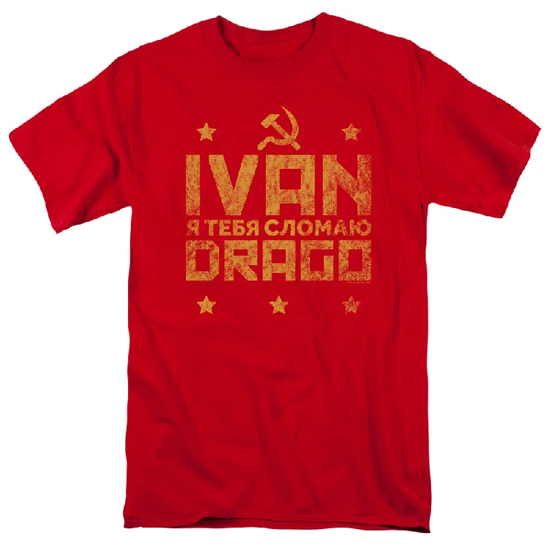 Rocky IV T-Shirt Ivan Drago Hammer and Sickle Red Tee