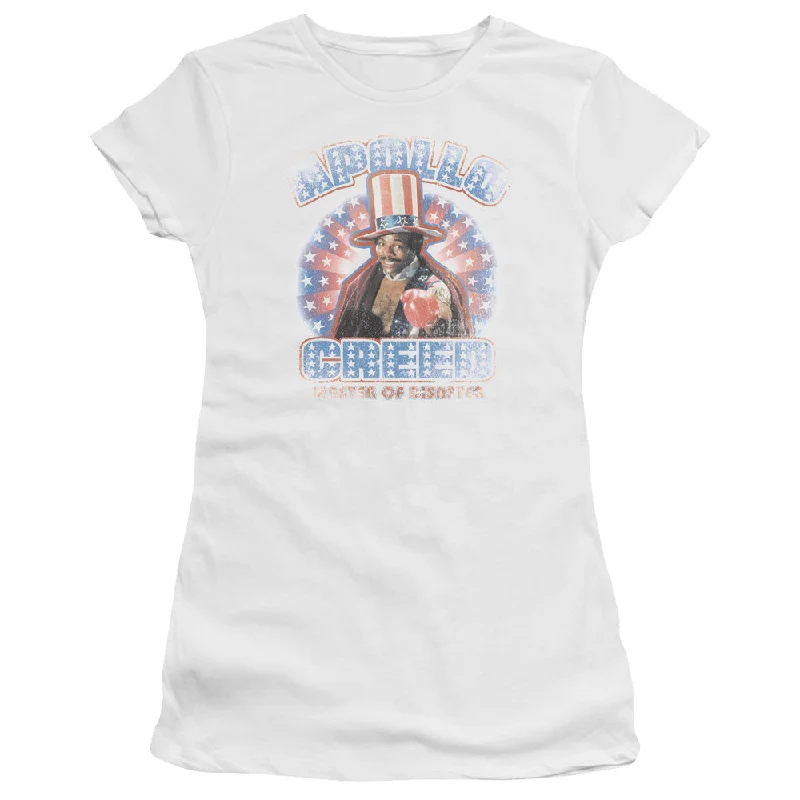 Rocky Juniors T-Shirt Apollo Creed American White Premium Tee