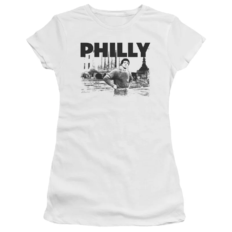 Rocky Juniors T-Shirt Philly White Tee