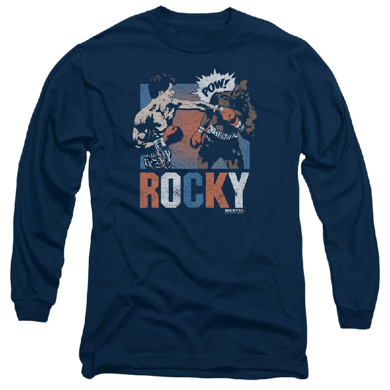 Rocky Long Sleeve T-Shirt Pow Navy Tee