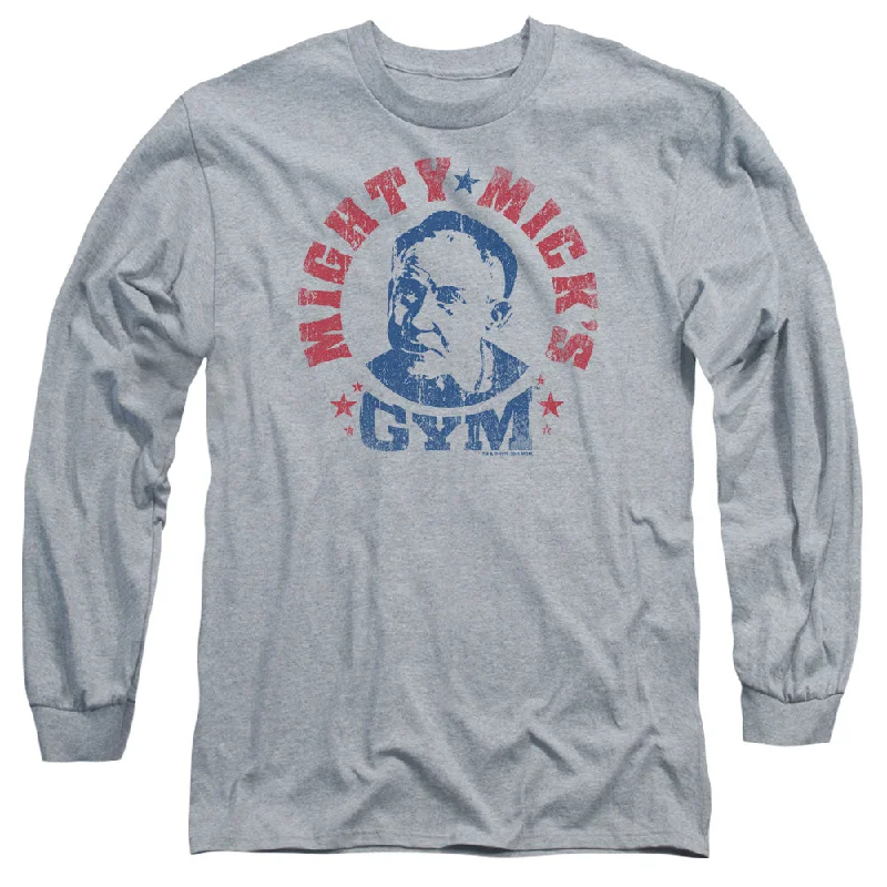 Rocky Long Sleeve T-Shirt Vintage Mighty Micks Gym Athletic Heather