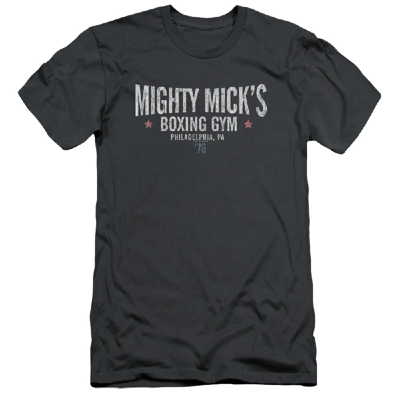 Rocky Slim Fit T-Shirt Mighty Micks Boxing Charcoal Tee