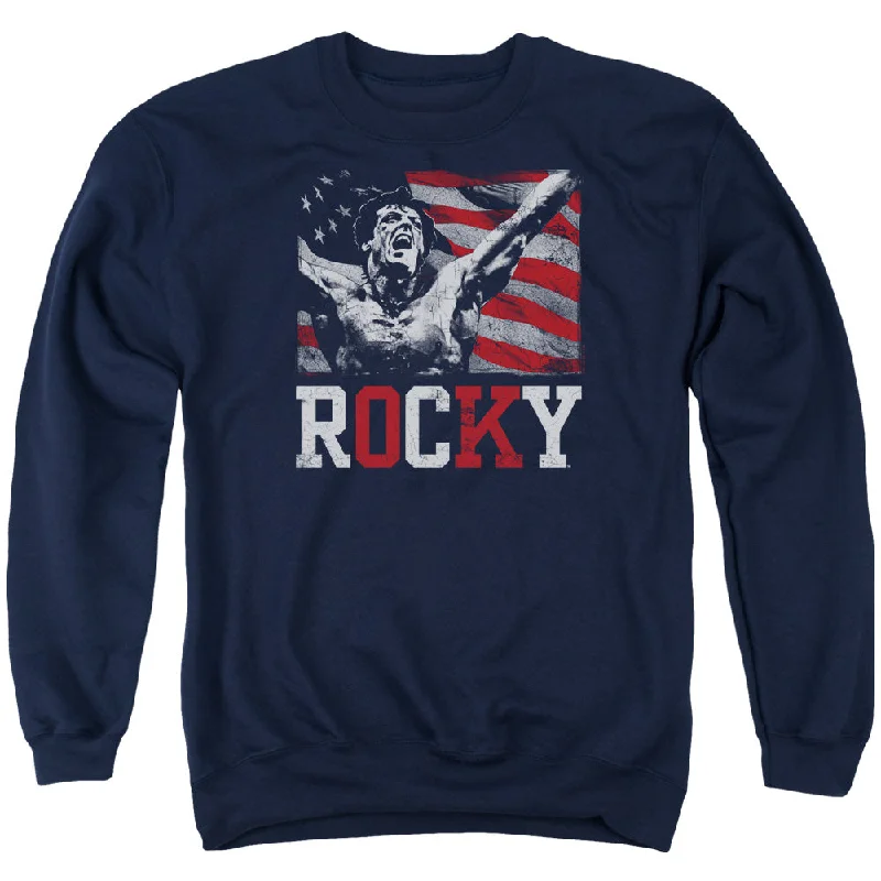 Rocky Sweatshirt Flag Champion Navy Pullover