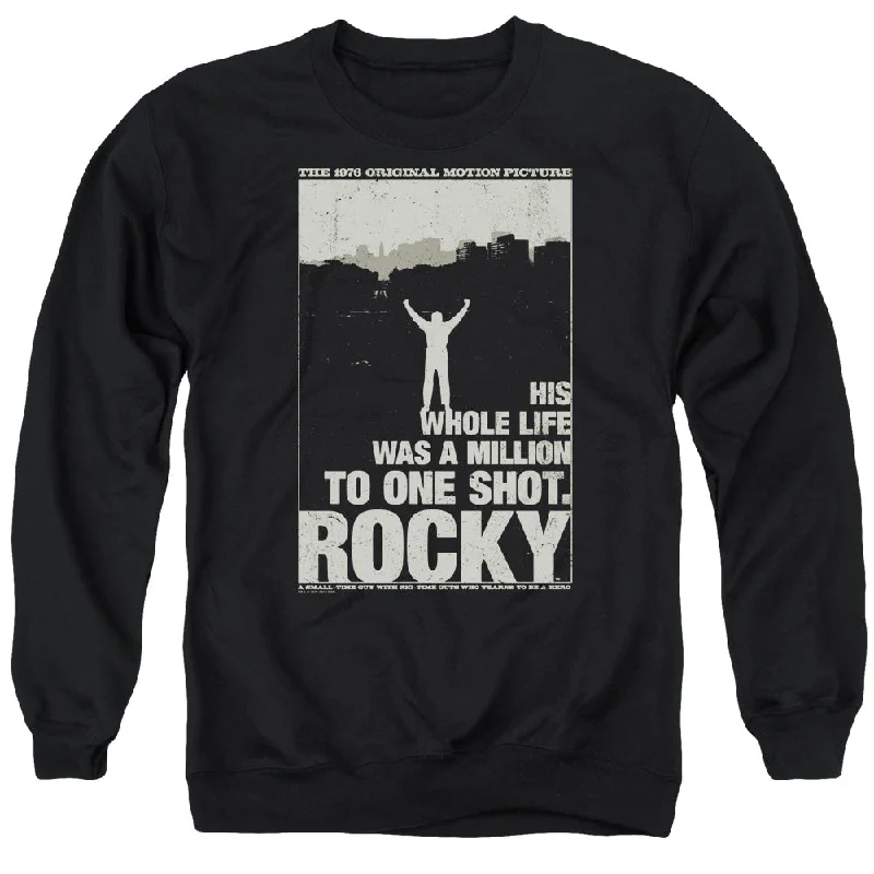 Rocky Sweatshirt Million to One Shot Black Pullover