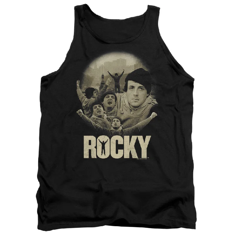 Rocky Tanktop Balboa Collage Black Tank