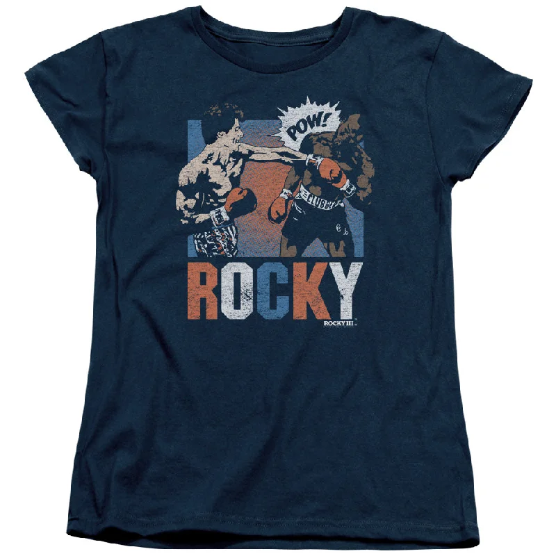 Rocky Womens T-Shirt Pow Navy Tee