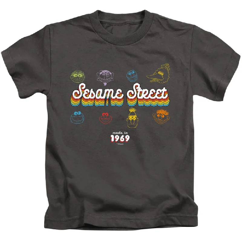 Sesame Street Boys T-Shirt Made in 1969 Charcoal Tee