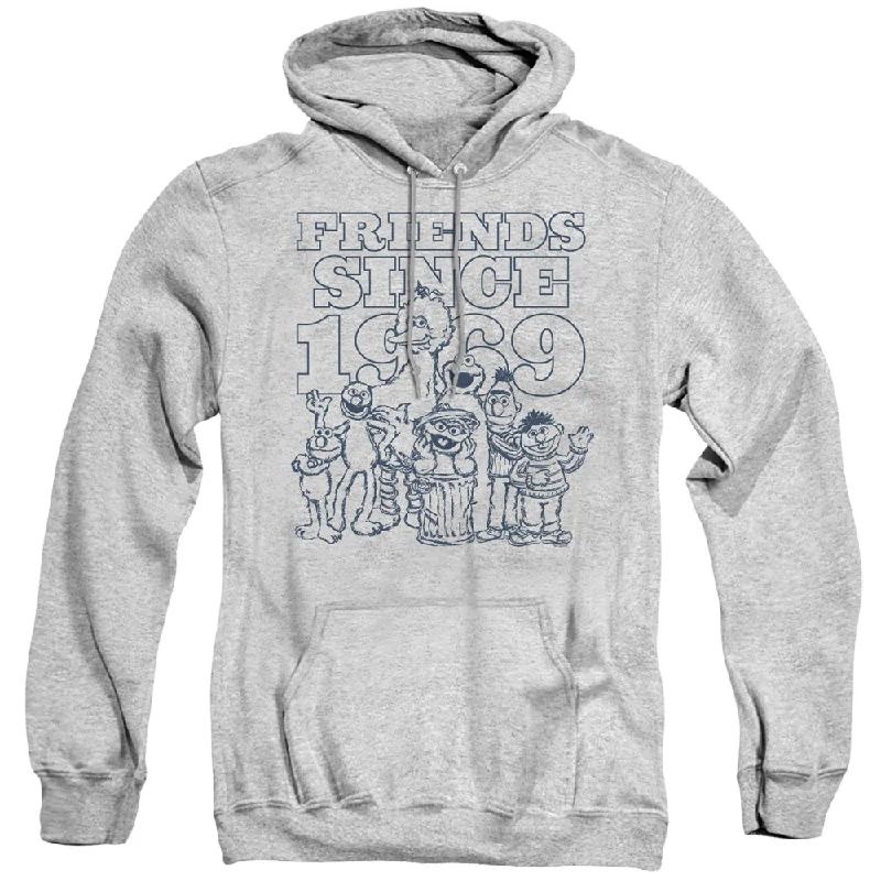 Sesame Street Hoodie Friends Since 1969 Heather Hoody