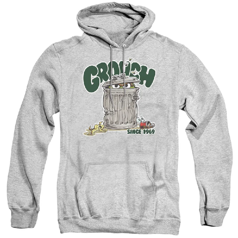 Sesame Street Hoodie Grouch Since 1969 Heather Hoody