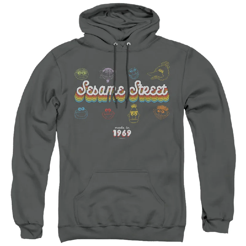 Sesame Street Hoodie Made in 1969 Charcoal Hoody