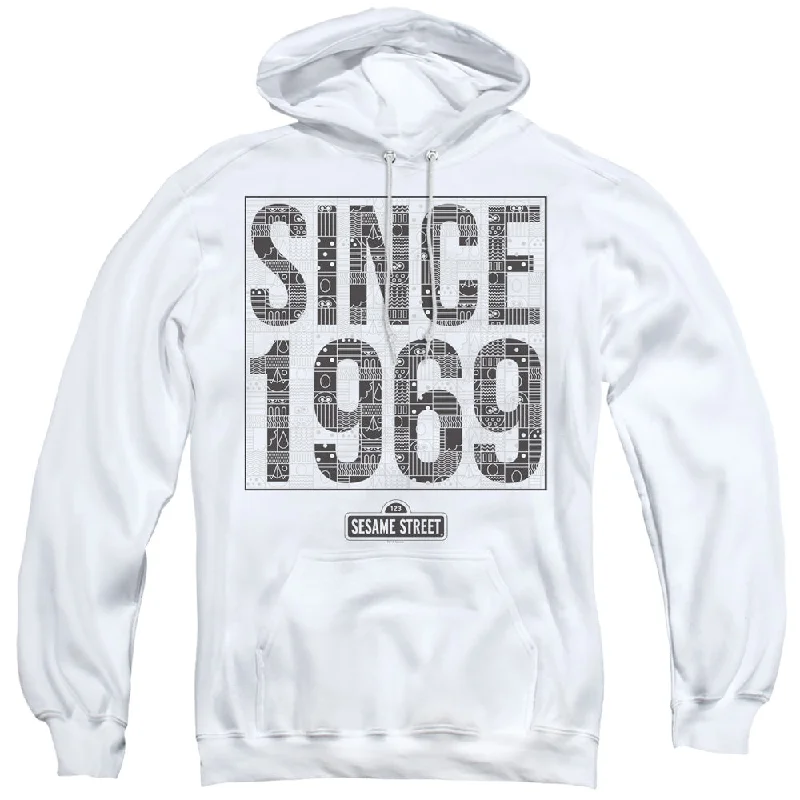 Sesame Street Hoodie Since 1969 White Hoody