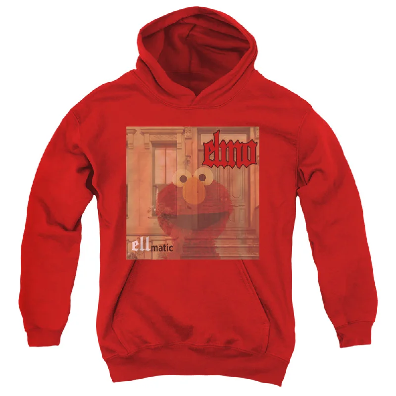 Sesame Street Kids Hoodie Elmo Ellmatic Red Hoody