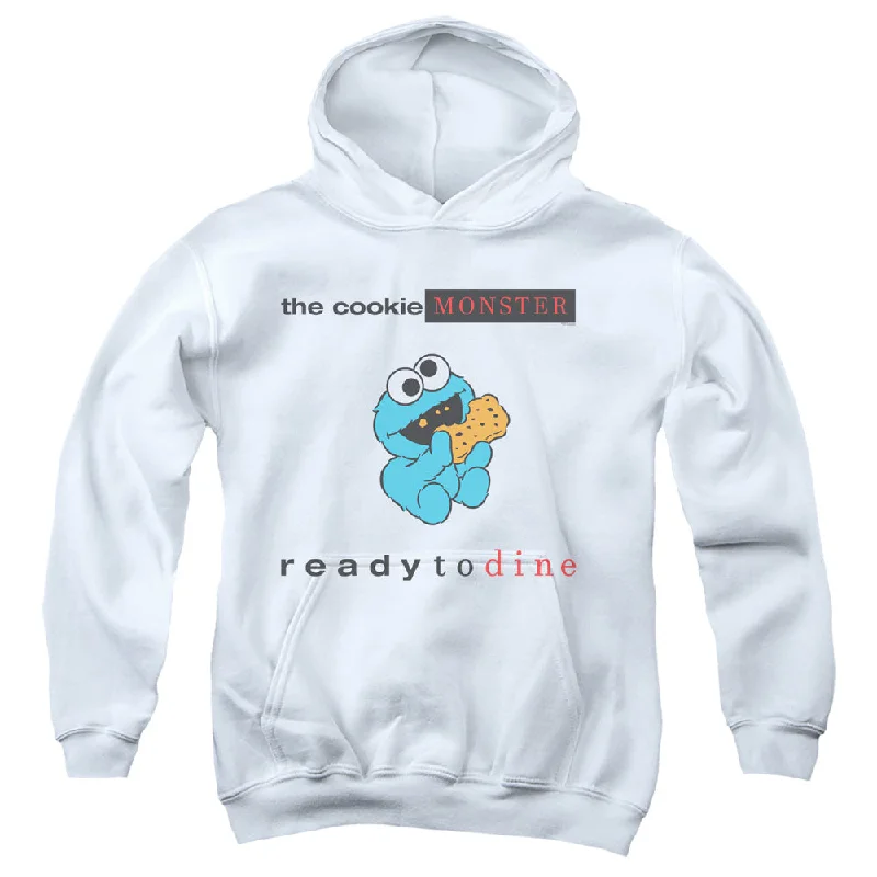 Sesame Street Kids Hoodie Ready to Dine White Hoody