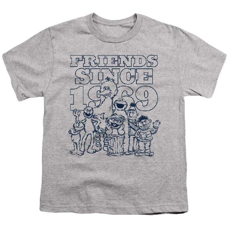 Sesame Street Kids T-Shirt Friends Since 1969 Heather Tee