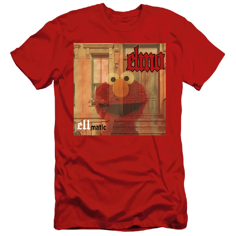 Sesame Street Slim Fit T-Shirt Elmo Ellmatic Red Tee