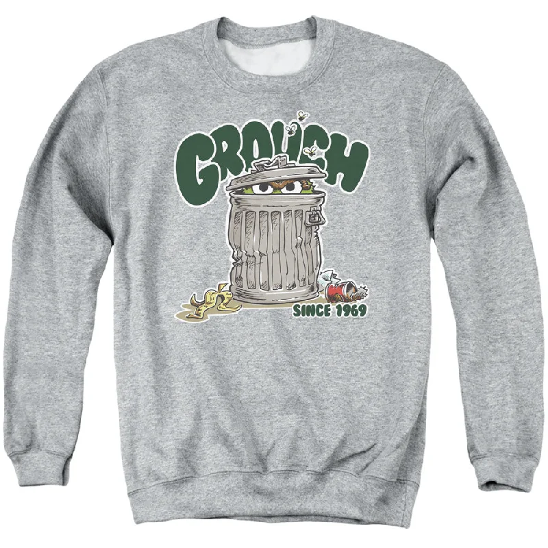 Sesame Street Sweatshirt Grouch Since 1969 Heather Pullover