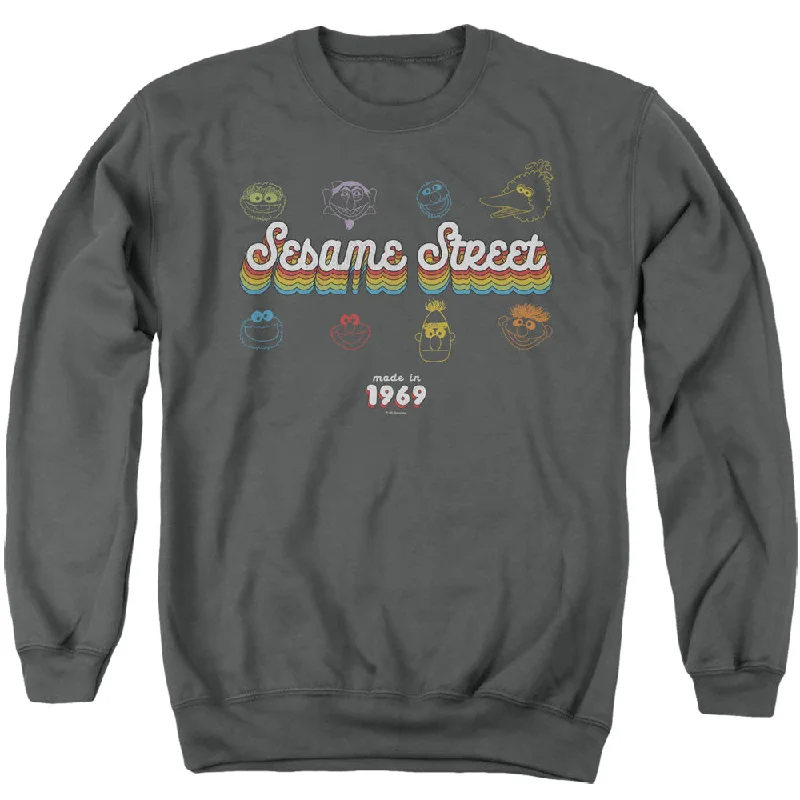 Sesame Street Sweatshirt Made in 1969 Charcoal Pullover