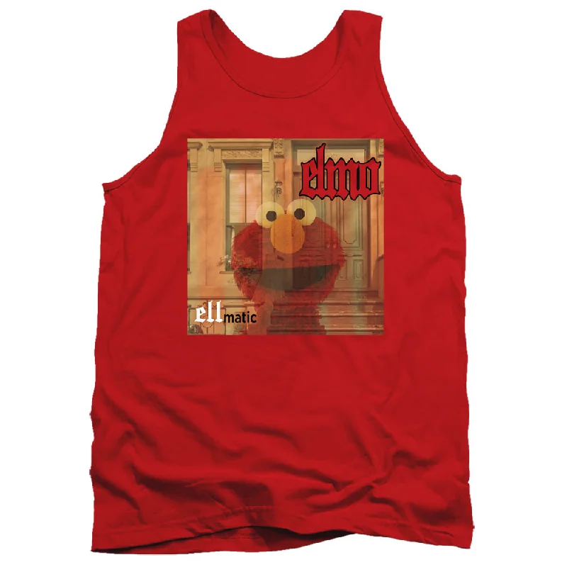 Sesame Street Tanktop Elmo Ellmatic Red Tank