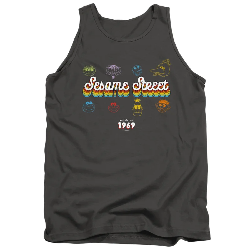 Sesame Street Tanktop Made in 1969 Charcoal Tank