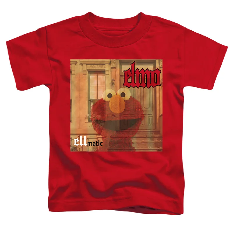 Sesame Street Toddler T-Shirt Elmo Ellmatic Red Tee