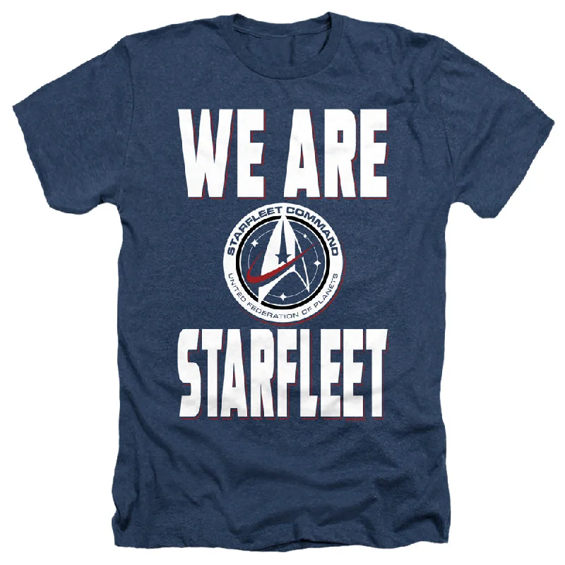 Star Trek Heather T-Shirt We Are Starfleet Navy Tee