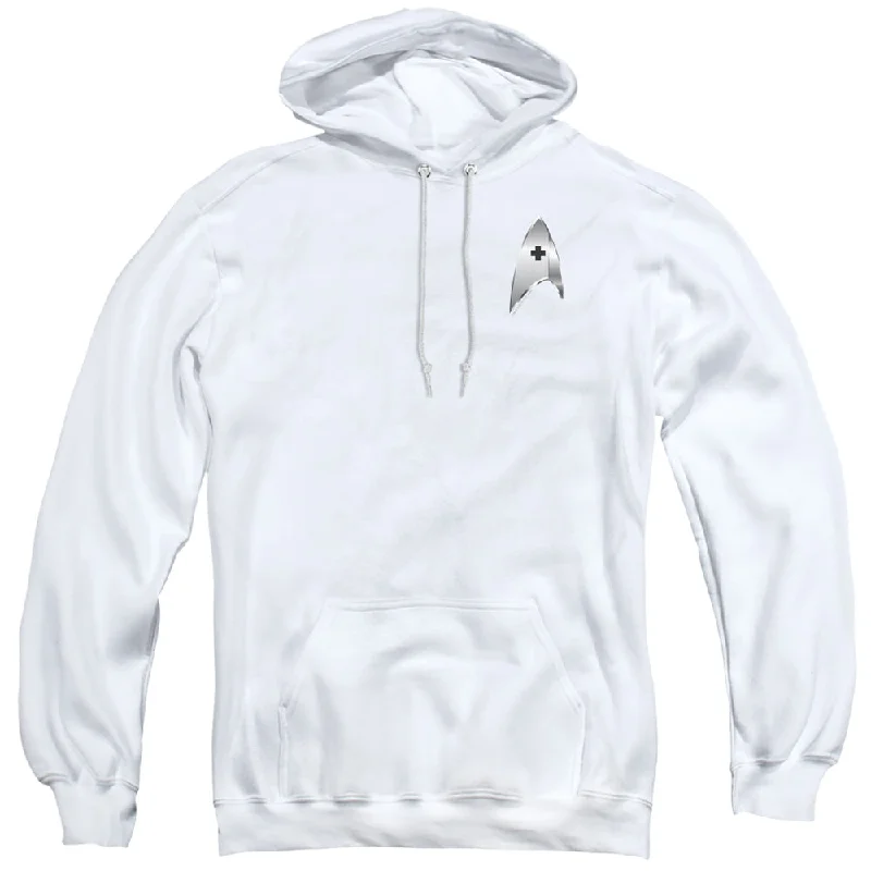 Star Trek Hoodie Discovery Medical Badge White Hoody