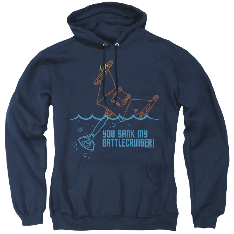 Star Trek Hoodie Sank My Battlecruiser Navy Hoody