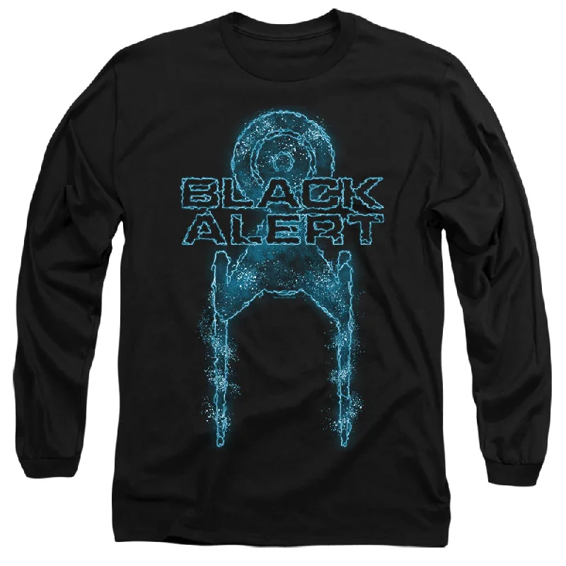 Star Trek Long Sleeve T-Shirt Black Alert Black Tee